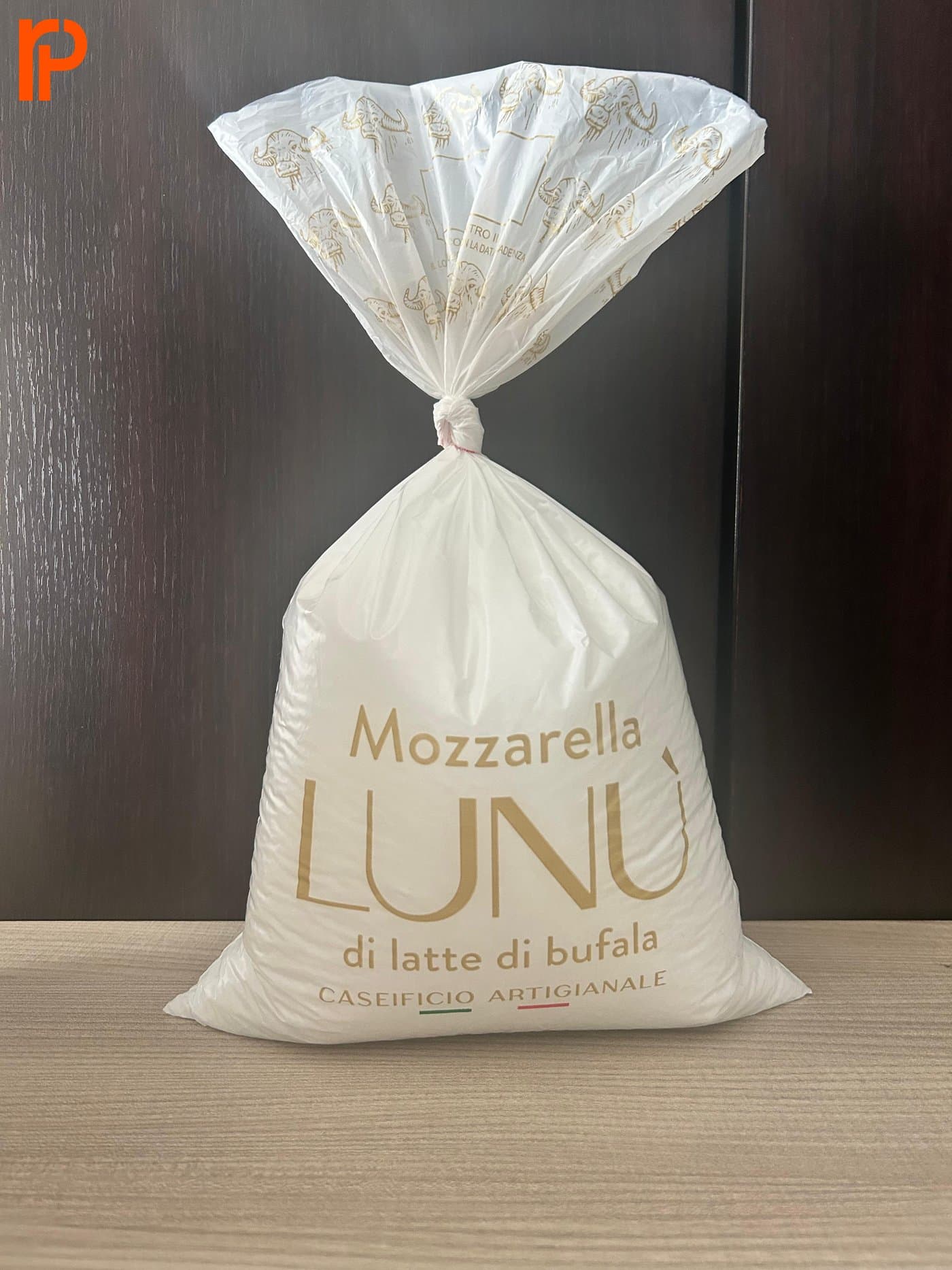 Sacco per mozzarella realizzato per Caseificio Lunù