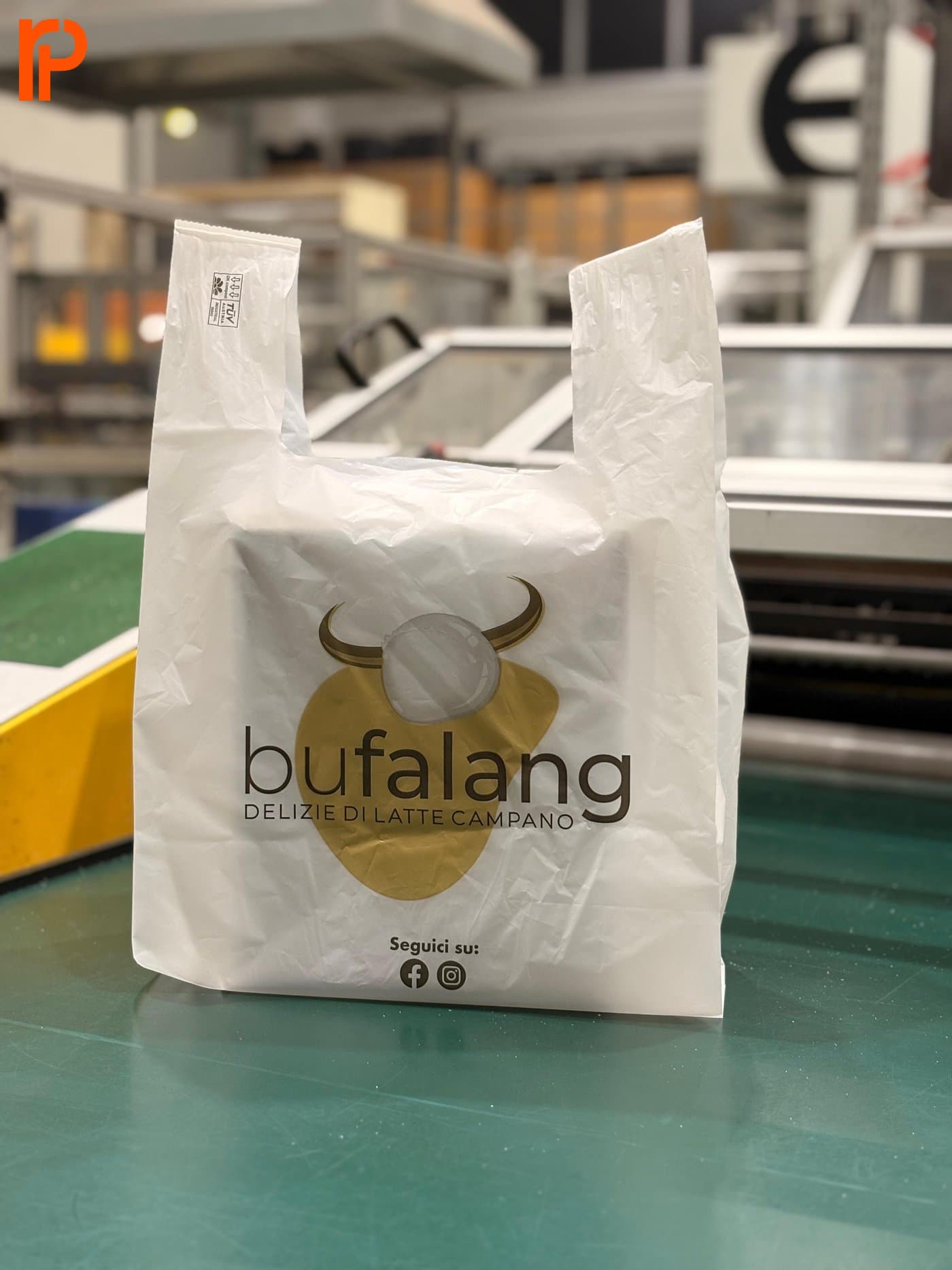 Shopper personalizzato realizzato per Bufalang