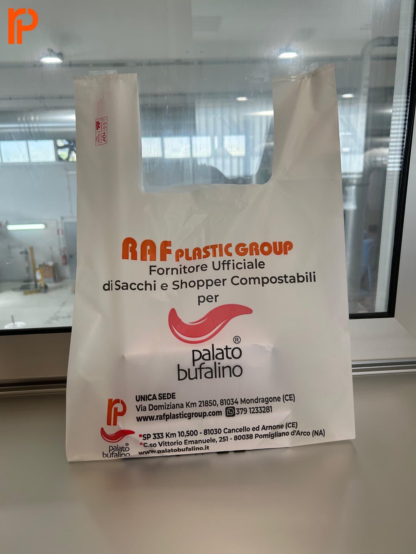 Shopper personalizzato realizzato per Palato Bufalino