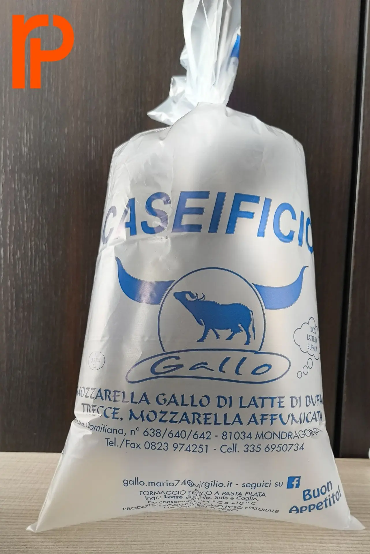 Sacco per la mozzarella in polietilene