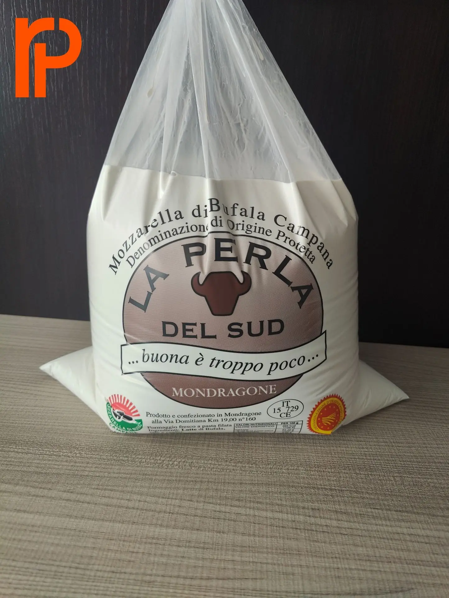 Sacco per la mozzarella in polietilene