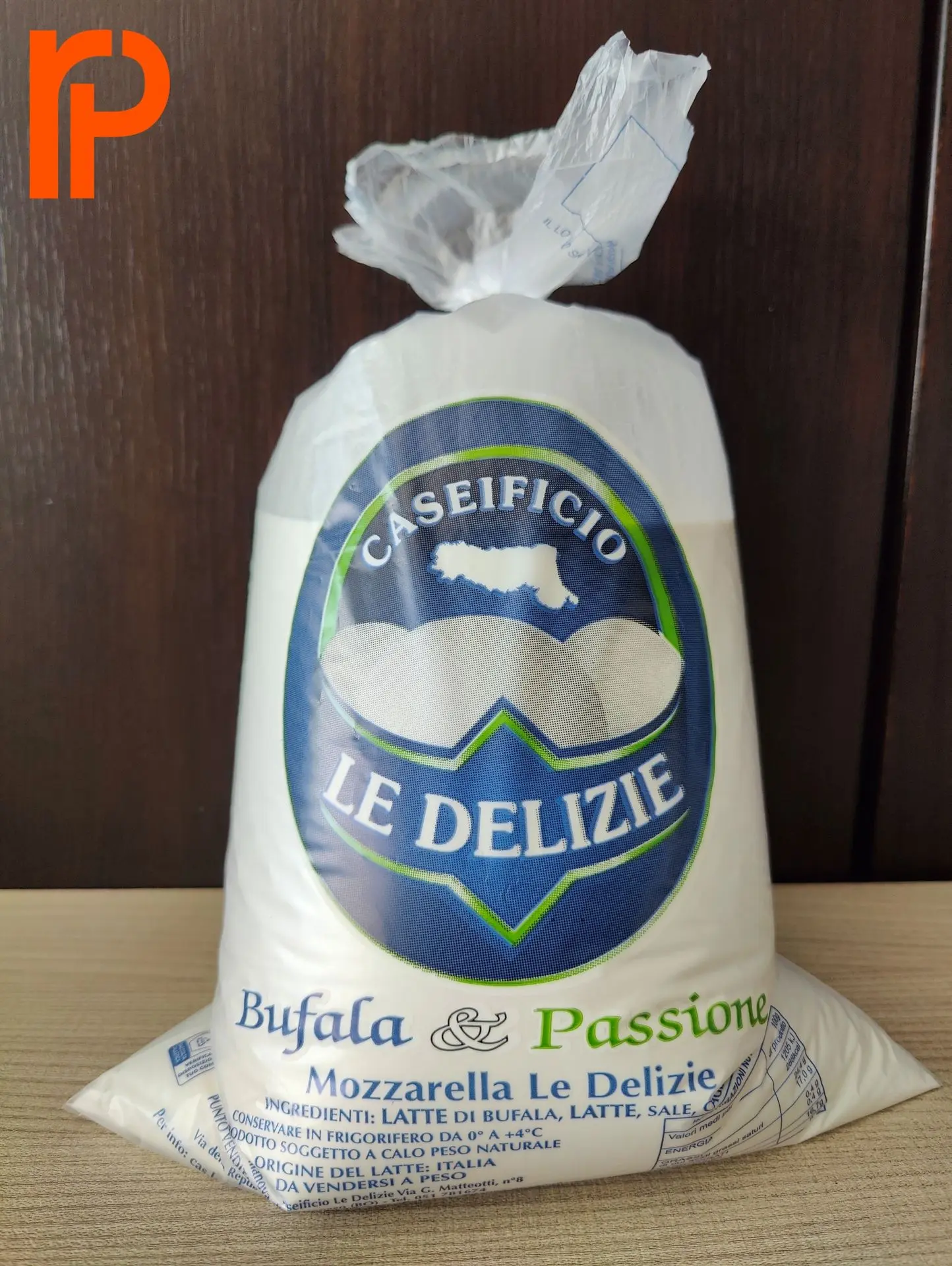Sacco per la mozzarella in polietilene