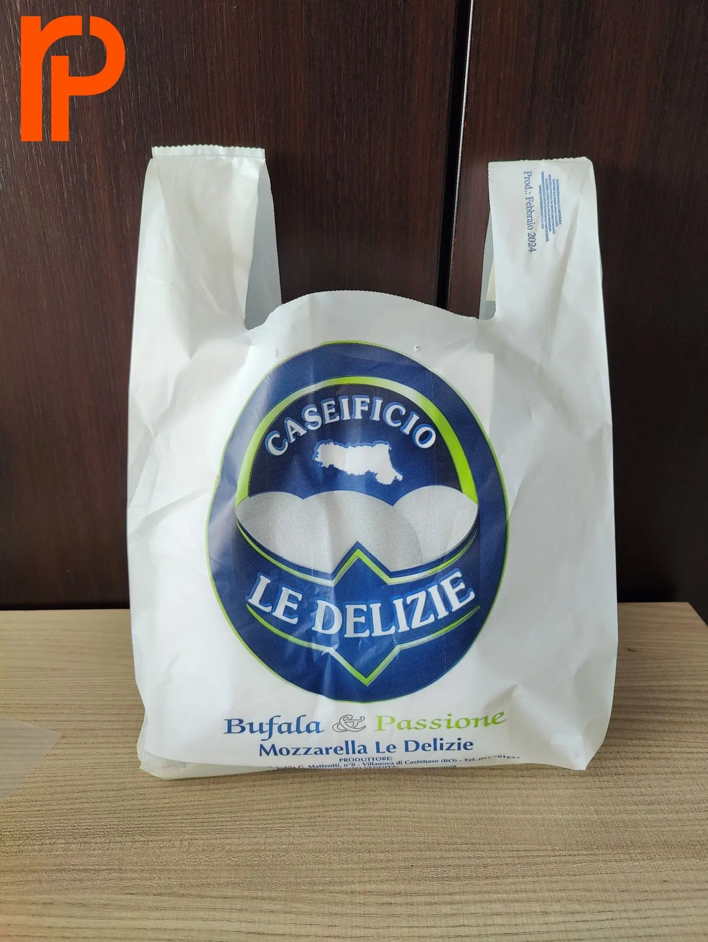 shopper manico a canotta Caseificio